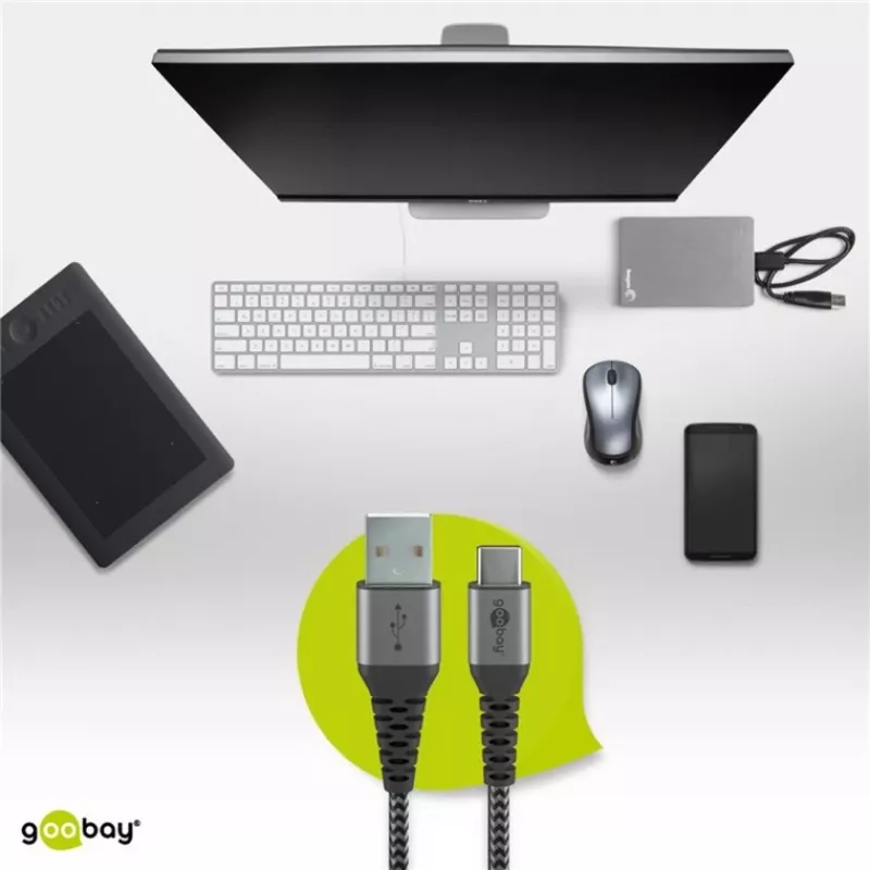 Cavo USB Wentronic 49296 nero