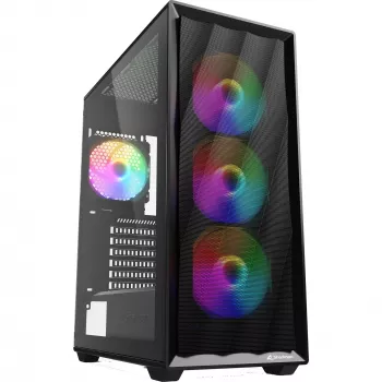 Case per computer Sharkoon VK4 Rainbow ATX nero