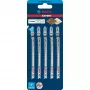 Lama per seghetto alternativo Bosch Wood 2 tagli netti acciaio al carbonio (HCS) 5 pz.