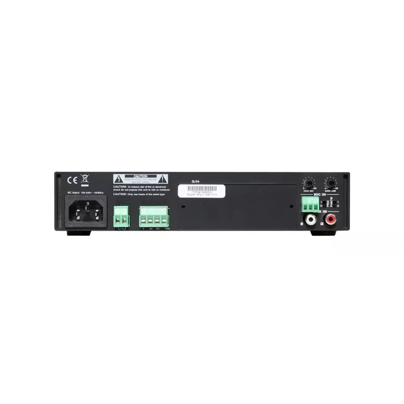 Amplificatore public address Audac AUDAC COM108 80W 100V