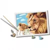 CreArt - Leone con cucciolo, colorare