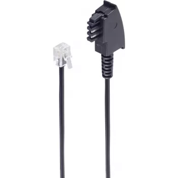 Cavo telefonico ShiverPeaks BS70006 6 m nero