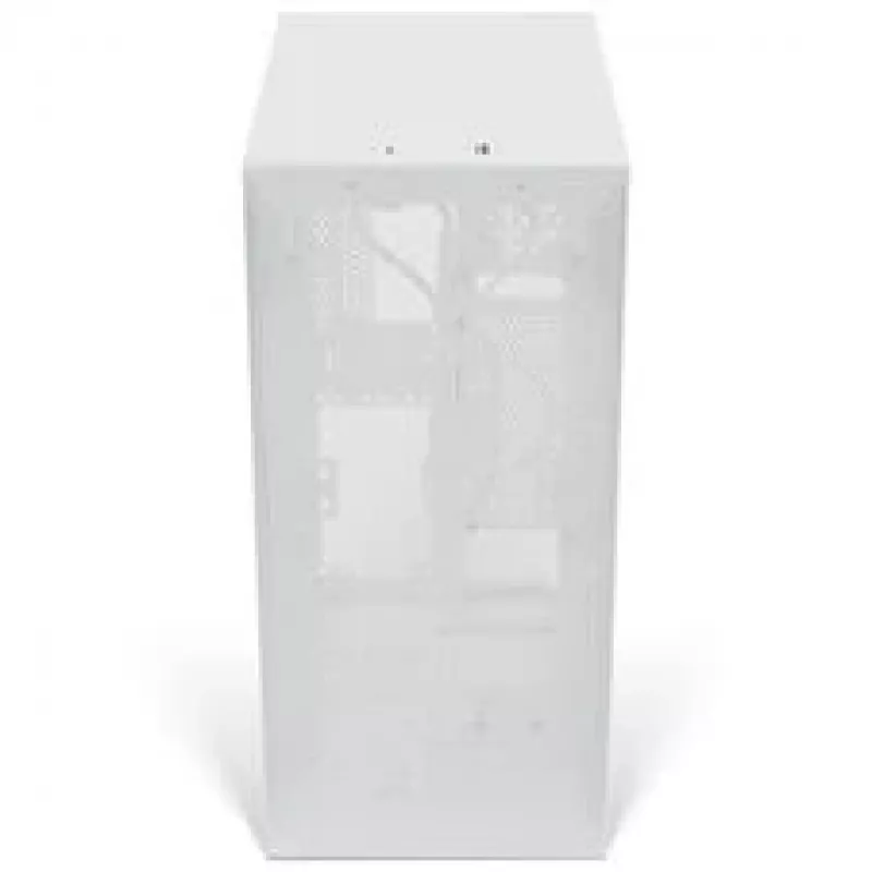 Case mini-ATX per PC ssupd Meshroom S V2, bianco, pannelli mesh, supporta scheda madre ATX e PCIe 5.0