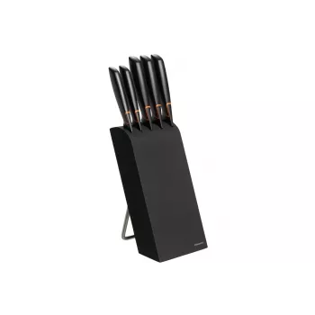 Fiskars 978791 - acciaio inossidabile - nero - nero arancione