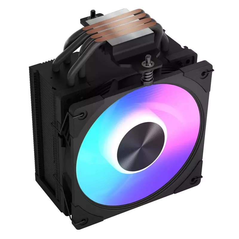 Dissipatore CPU ad aria MODECOM Volcano 0C T102 LCD ARGB 12 cm nero