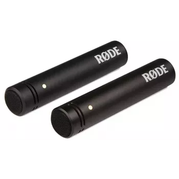 Microfono a condensatore da studio RØDE M5 — con filo, 20–20000 Hz, 200 Ω, -34 dB, 20×100 mm, nero