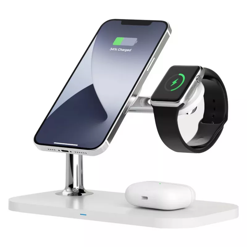RealPower ChargeAir MAG Stazione di ricarica con MagSafe, bianco (416596)