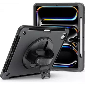 Custodia con kickstand jt berlin per Apple iPad Pro 13 2024 — Rugged nero
