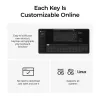 Tastiera meccanica 75% Keychron V1 Ultra 8K — QWERTY, Bluetooth e cavo, RGB, nero