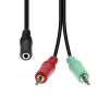 Cavo audio ProXtend 4-Pin a 2×3-Pin M4F2XM3-004, 0,5 m, 0,02 kg