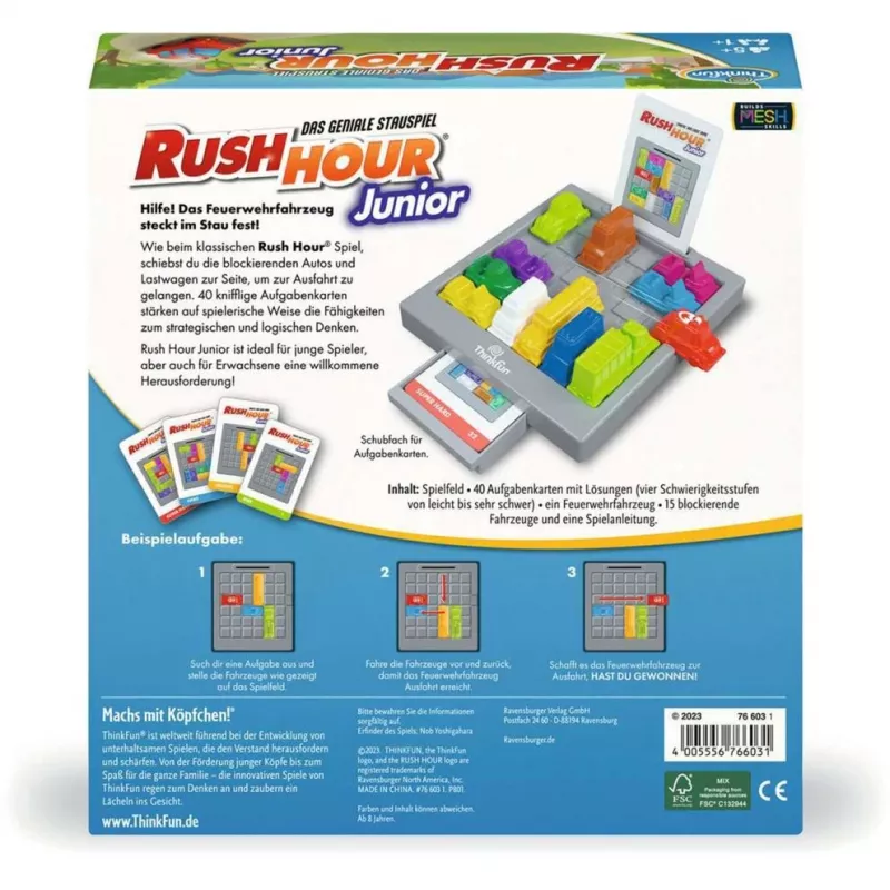 Rush Hour Junior 2024, gioco puzzle