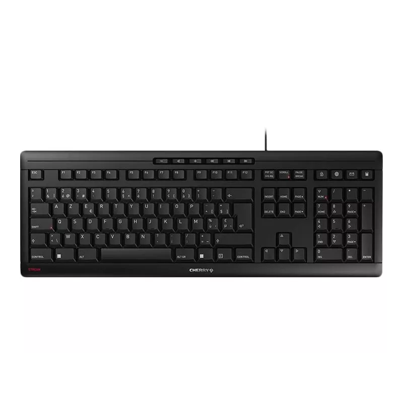 Tastiera CHERRY STREAM JK-8500BE-2 Office USB AZERTY belga nera