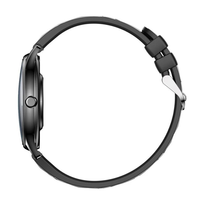 Smartwatch Colmi L28 con cinturino in silicone nero e pelle nero