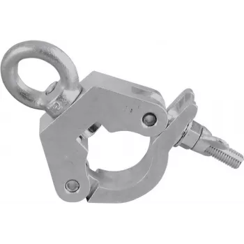 Morsetto EUROLITE TPC-31 argento con occhiello – morsetto di montaggio per truss e corpi illuminanti