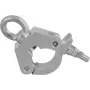 Morsetto EUROLITE TPC-31 argento con occhiello – morsetto di montaggio per truss e corpi illuminanti