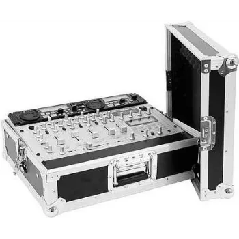 Custodia per mixer Omnitronic MCV-19 8HE Variable — flightcase per apparecchiature rack 19 inch, altezza 8 HE, suddivisione interna personalizzabile