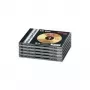 Custodia per CD Hama standard, confezione da 5 custodia C-shell 1 disco nero, trasparente