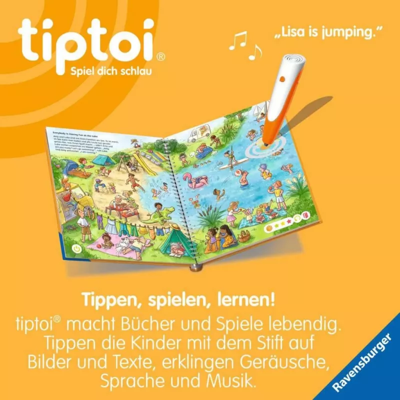 tiptoi Il mio mondo di giochi e apprendimento: Inglese, libro didattico