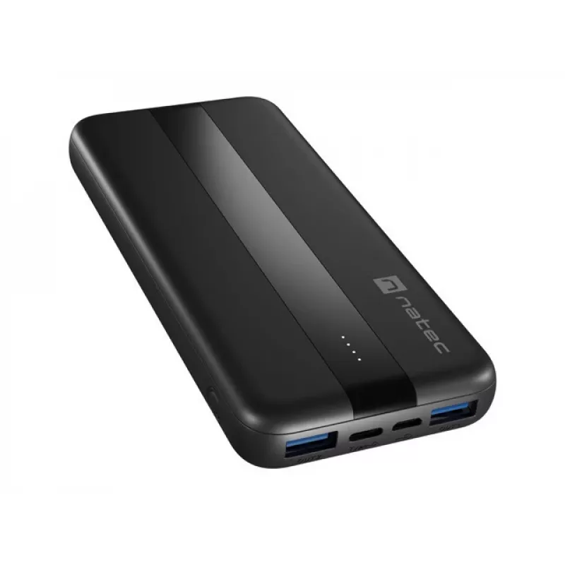 NATEC TREVI SLIM Q V2 polimero di litio (LiPo) 10000 mAh nero
