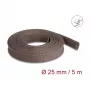 Guaina per cavi DeLOCK 20906 marrone poliestere 2,5 cm