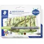 Staedtler pigment brush pen 371 pennarello a fibra giallo 1 pz.