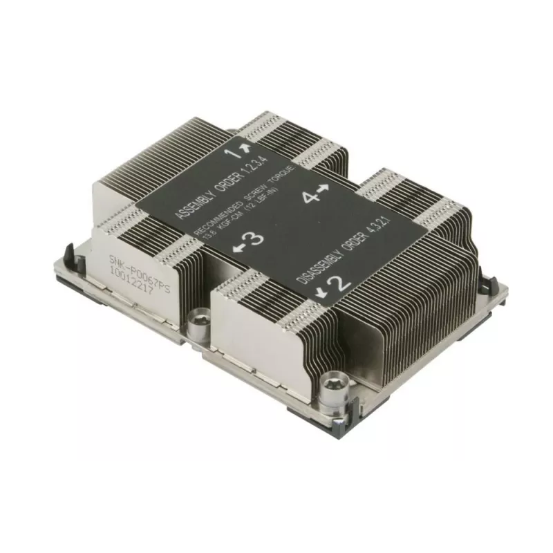 Supermicro SNK-P0067PS sistema di raffreddamento per computer dissipatore/radiatori per processore