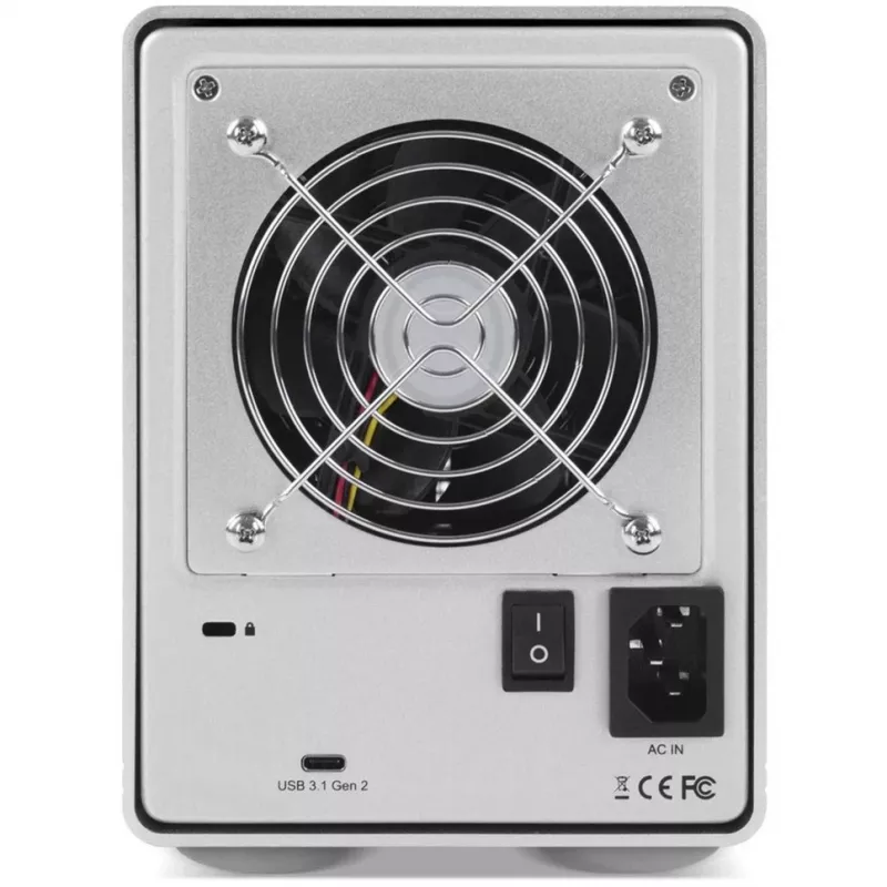 Mercury Elite Pro Quad, box per dischi argento, USB 3.2 Gen 2, RAID Ready