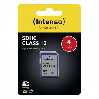 MEMORIA SDHC 4GB C10/3411450 INTENSO