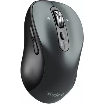 Mouse ergonomico per computer con filo YENKEE YMS2010BK — design compatto, connessione con filo