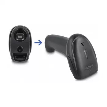 Lettore di codici a barre palmare DeLOCK 90564 1D laser Bluetooth USB