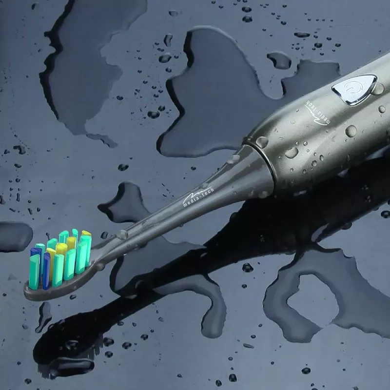 Spazzolino Media-Tech SONIC WAVECLEAN adulti marrone