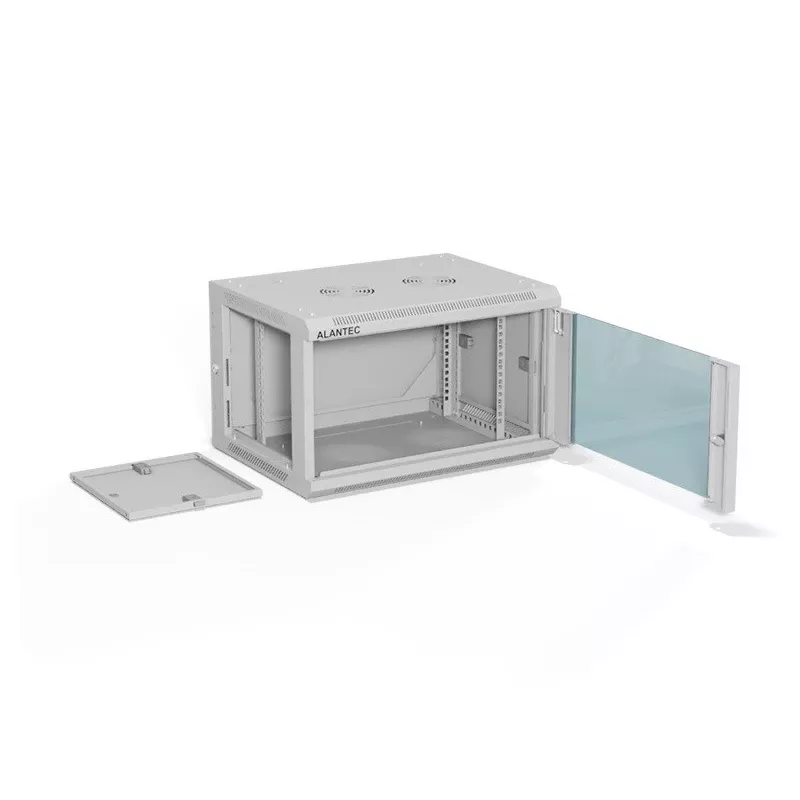 Armadio di rete ALANTEC 19 inch 6HE 600x450, grigio imballo piatto