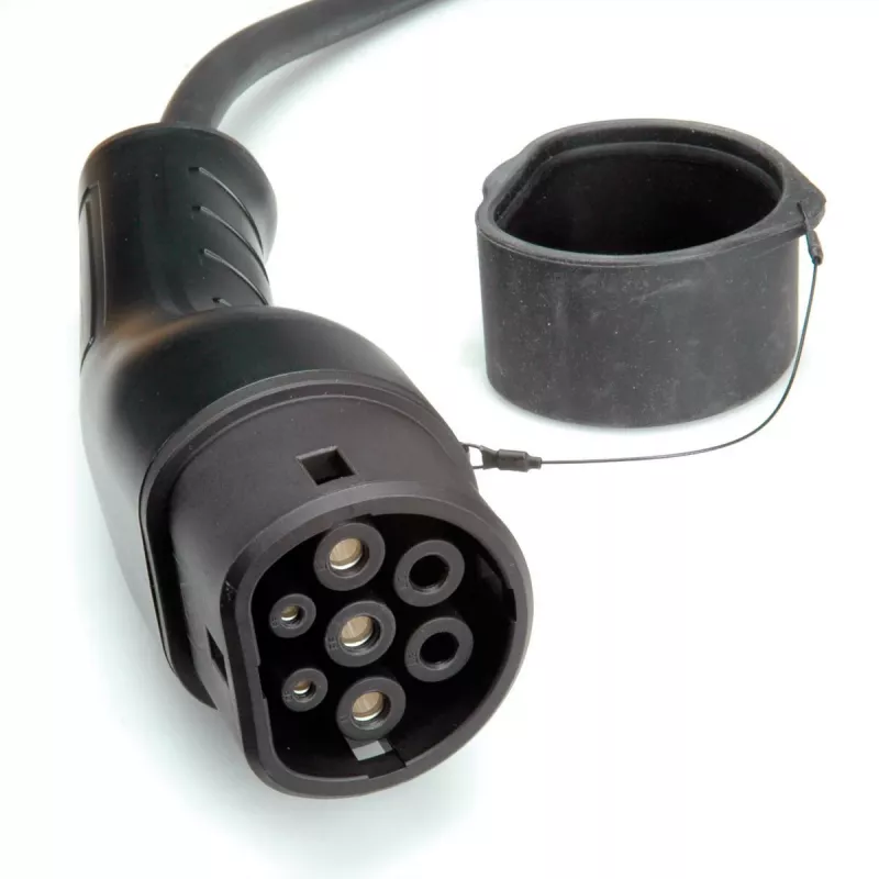 Cavo di ricarica per veicoli elettrici ROLINE Type 2 su Type 2 7,5 m 7,4 kW 32 A 250 V nero