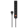 Ciabatta SAVIO LZ-18 — cavo 5 m, 5 prese con messa a terra, per interni, nero, 10 A, 50 Hz