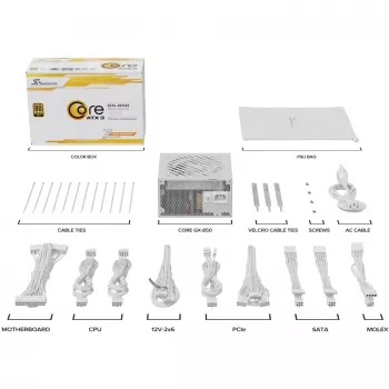 Alimentatore ATX 850W Bianco Core GX 850