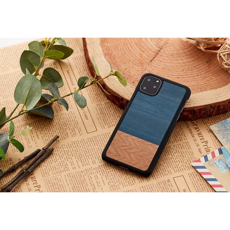 Custodia per smartphone man and wood per iPhone 11 Pro – denim nero