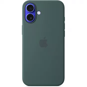 Apple iPhone 16 Plus Custodia in silicone compatibile MagSafe – Verde oceano