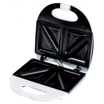 Tostapane Ravanson OP-7010B — tostapane a 2 fette, 750 W, livelli di doratura regolabili, piastre antiaderenti, bianco