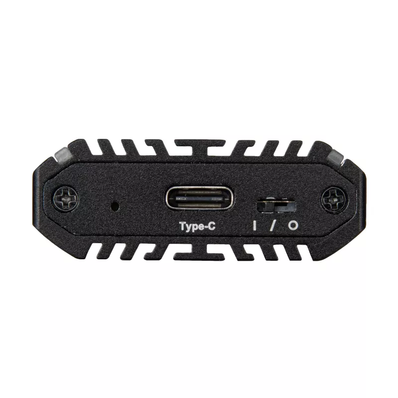 Box esterno per SSD M.2 SilverStone SST-MS13, USB 3.2 Gen 2, display di stato RGB LED, nero