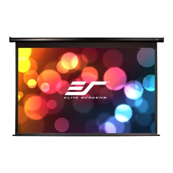 SALE OUT. Elite Screens Electric125H Schermo 125'' 16:9 / Diagonale 312,5 cm, L 276,5 cm x A 155,7 cm / Case nero / Schermo elettrico / Montaggio a parete e a soffitto / 1