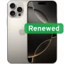Grade B | Apple iPhone 16 Pro | 6,3 pollici OLED | 5G | 256 GB | Titanio naturale | iOS | Apple Renew