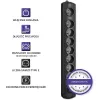 Protezione da sovratensione Qoltec 50113 nero 8 uscite AC 230 V 1,8 m