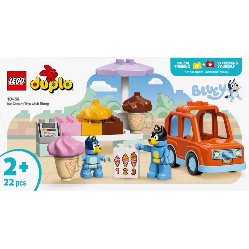 LEGO BLUEY 10458 Gita al gelato con Bluey