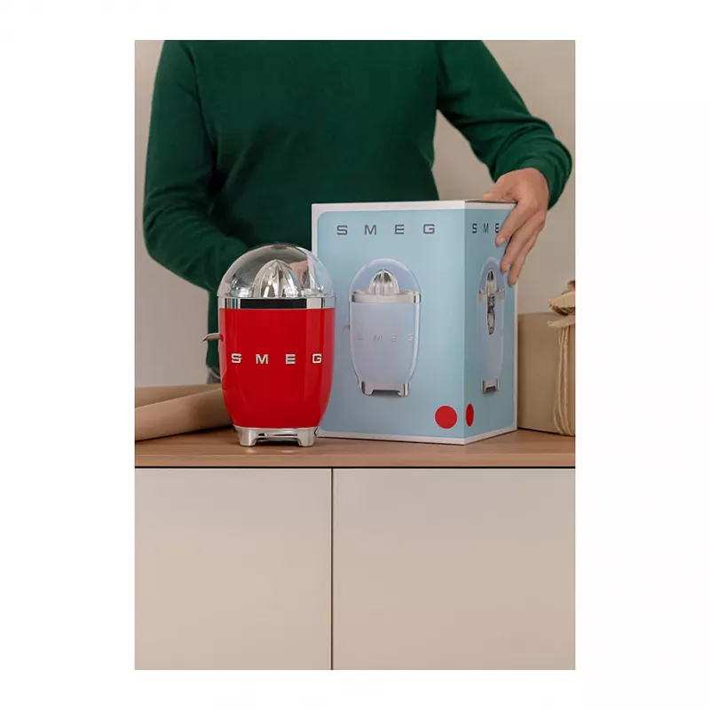 Spremiagrumi elettrico Smeg CJF11RDEU 70 W rosso acciaio inox