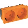 BETTERMANN STD-D3S ROR2 presa 33°, presa a 2 posti con contatto di protezione (6120105)