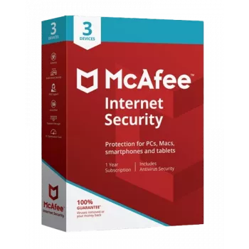McAfee Internet Security - 3 utenti 1 anno, Global