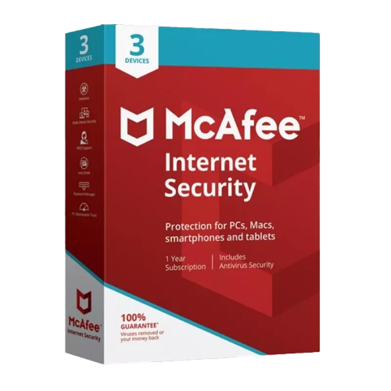 McAfee Internet Security - 3 utenti 1 anno, Global