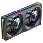 Ventola per case ARGB PWM 120mmx2, Jonsbo ZA-240 Infinity Mirror 240mm nero