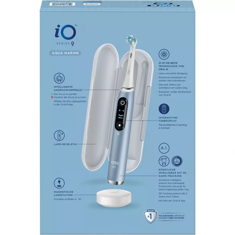 Braun iO 9 Aqua Marine Luxe blu