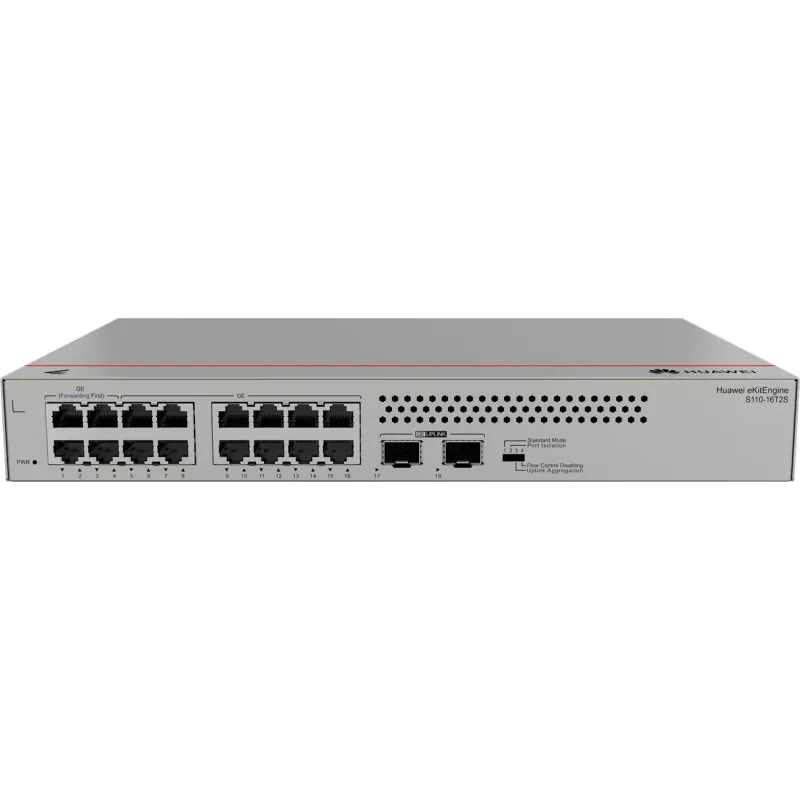 Huawei S110-16T2S switch Gigabit, 2x SFP 16x GLAN, 2x SFP, rackmount